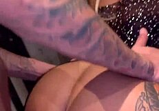 Blonde Amateur Shares Special Moment With Tattooed Guy