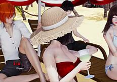 Indian Babe Fulfills Desire with Big Tits and Ass in Game