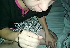 Ivana sucks cock wildly, amateurs cheer in excitement!