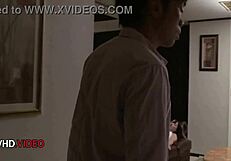 Japanese Milf Blowjob Before Creampie