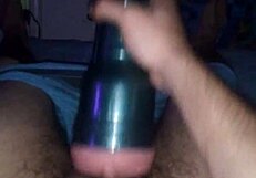 Ob1's Initial Experience Stroking with a Fleshlight Device