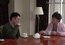 Japanese Milf Blowjob Before Creampie