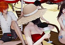 Indian Babe Fulfills Desire with Big Tits and Ass in Game