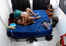 This nympho is cheating on her cuckold boyfriend with anal