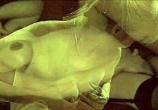 vintage pregnant beauty in retro lesbian scene from secret diaries