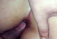 Fucking my wife's fat ass in anal session