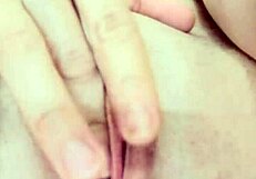 Solo performer handles double penetration with intense actions