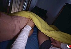 Morning routine with hot milf stepmommy enjoying early activity in pov style.