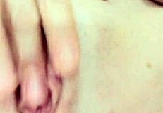 Solo performer handles double penetration with intense actions