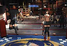 Topless Tifa Pulls Intense Poses