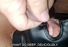english subtitled: housewife confesses to swallowing cum and swapping it homemade.
