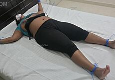 Indian girl endures intense bdsm fun with rough play