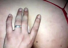 Fucking my wife's fat ass in anal session