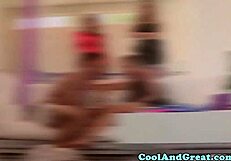 Glam Lesbians Scissor And Eat Pussy