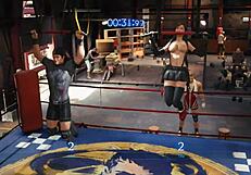 Topless Tifa Pulls Intense Poses