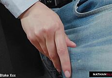 Naughty teen 18+ thief Lady Dee caught by stepdad. She’s bent over and punished hard.