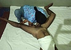 emotional indian college couple teasing and blowjob