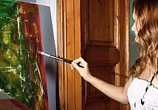 the story of the brunette and redhead exploring their lesbian desires with fisting