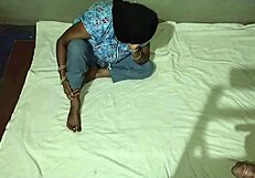 emotional indian college couple teasing and blowjob