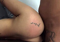 Colombian Latina Squirts Outdoors While Boyfriend Fucks Her Tattooed Ass