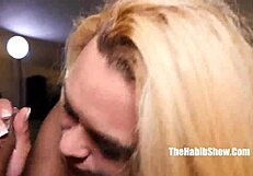 Husband and friend with sexy wife.