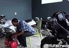 Alex repays neighbor by letting him pulverize her wet cunt