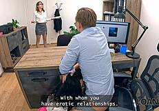 Loan4K: Secret Sex Between Slutty Boss And Naughty Manager On Office Table?