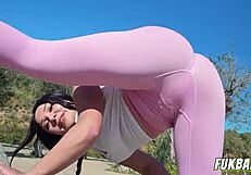 Hot Lola Bratz Titty Fucks Outdoors