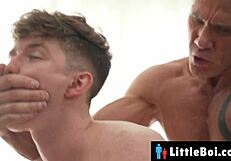 Directing horny twink into intense doggystyle