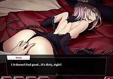 Witch bent over in doggystyle creampie scene!