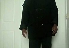 stretching arms like masturbating during workout feels so good