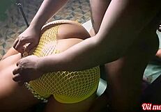 He surprised me in bed with his tight wet skills