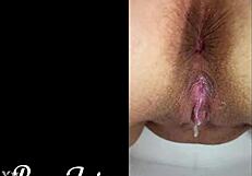 Submissive kitten, 28 weeks pregnant, gets blackbred in detailed bbw scene