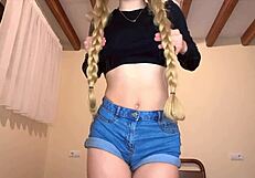 i love fingering my ass at home while stepdad's around. it feels so naughty.