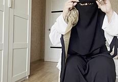 Arab Khalifa In Stockings Commands Stepson With Jerk Off Instructions!