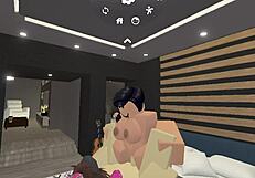 Follando A Tremenda Perra Hasta Que Cierran El Server