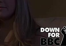 Heather Gables Down For Giant Bbc In Butthole