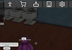 Fuckin Some Roblox Pussy In Deepthroat Sex