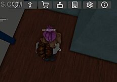 Fuckin Some Roblox Pussy In Deepthroat Sex