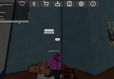 Fuckin Some Roblox Pussy In Deepthroat Sex