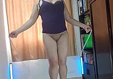 Latina Wife Flashes Naked.