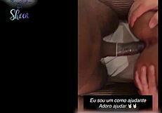 Corno levou a esposa vendada para o neg�o pauzudo macetar