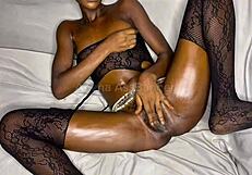 Big Black Dick Fucks My Ass Anal On Couch, Causing Gaping!