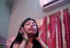 Cute Indian teen engages in anal and group sex with big cocks