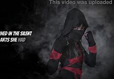 lady ninja channy crossfire on a mission to fuck prince yahshua's big black cock?