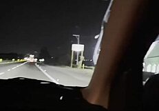 Stranger picked up on highway sucks my cock eagerly