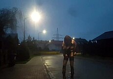 Intense Outdoor Transsexual Body BDSM Session Unleashed