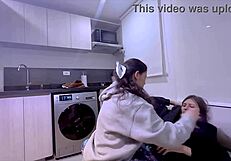 tribute to beautiful lesbians scarlett and chanel, watching their frenetic orgasms