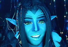 the beautiful webcam whore dances and lives for her avatar persona