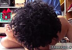 the arab teen 18+ with giant boobs was apprehended as a suspect in hardcore sex